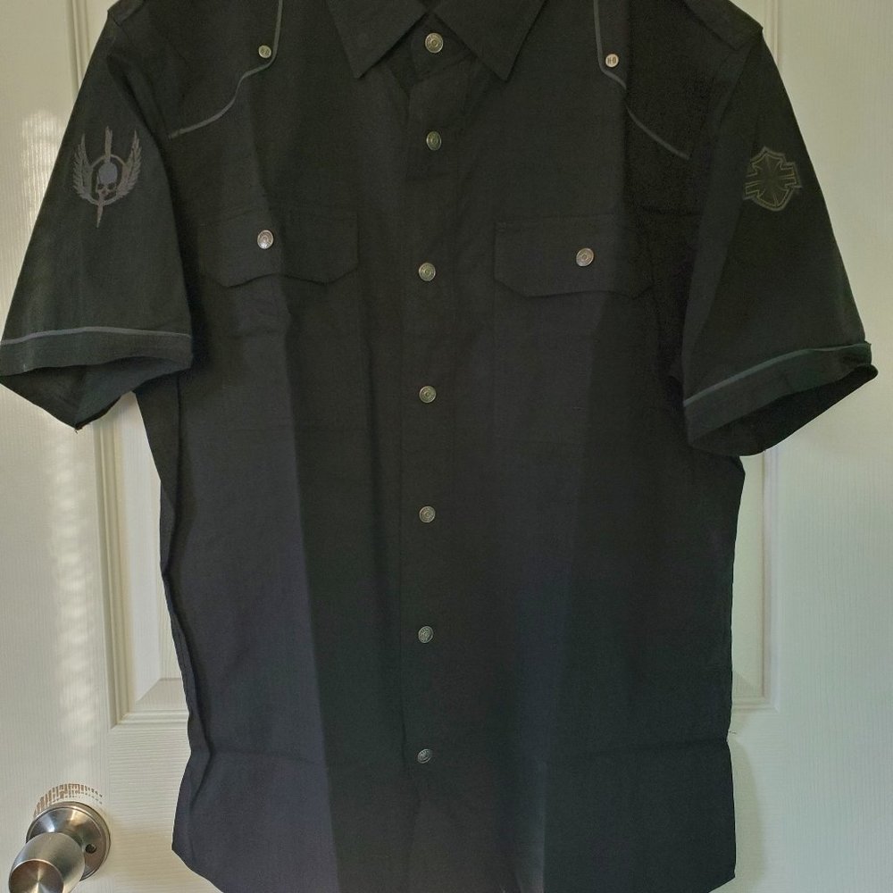 Men's Harley Davidson Short Sleeve Button Up